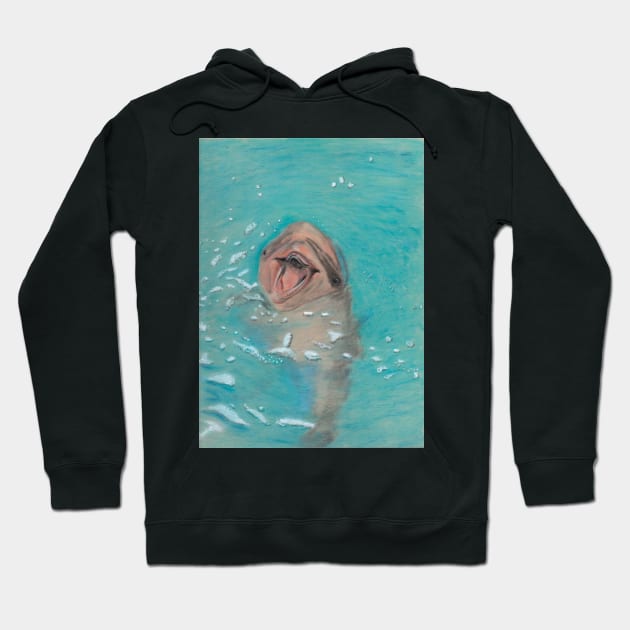 Dolphin Hoodie by teenamarie23art